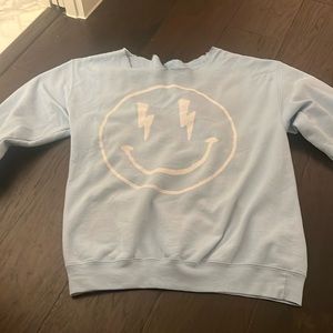 smiley sweatshirt
